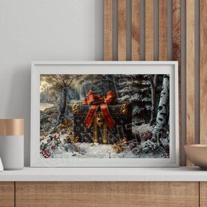 LOUIS VUITTON HOLIDAY GIFT 17"x11" Art Print